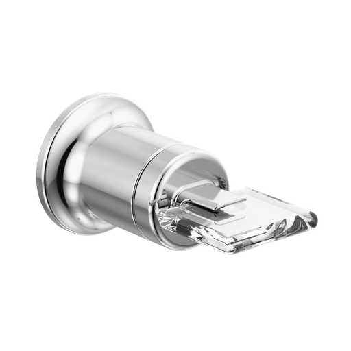 [BRI-HK5867-PCCL] Brizo HK5867-PCCL Allaria Lavatory Faucet Knob Handle Kit Polished Chrome Clear