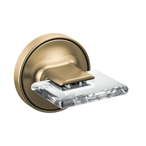 [BRI-HK70469-GLCL] Brizo HK70469-GLCL Allaria Two Handle Wall Mount Tub Filler Knob Handle Kit Brilliance Luxe Gold Clear