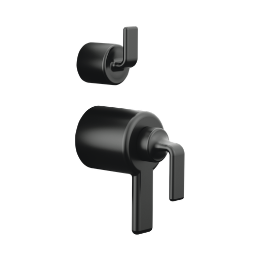 [BRI-HL7567-BL] Brizo HL7567-BL Allaria Thermostatic Valve Trim Twist Lever Handle Kit Matte Black