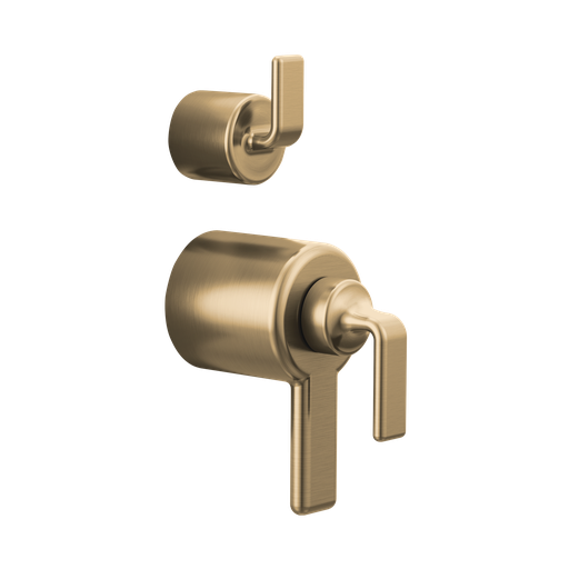 [BRI-HL7567-GL] Brizo HL7567-GL Allaria Thermostatic Valve Trim Twist Lever Handle Kit Brilliance Luxe Gold
