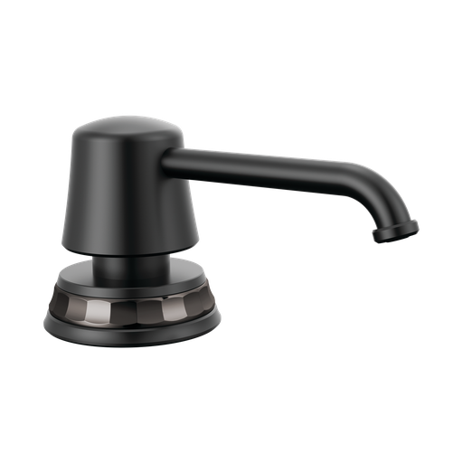 [BRI-RP101658BLBNX] Brizo RP101658BLBNX Tulham Soap Lotion Dispenser Matte Black Brilliance Black Onyx