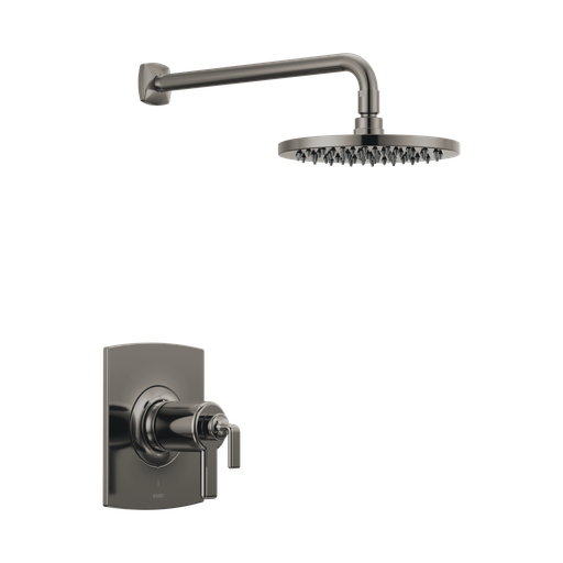 [BRI-T60267-BNXLHP] Brizo T60267-BNXLHP Allaria Thermostatic Shower Only Trim Less Handles Brilliance Black Onyx