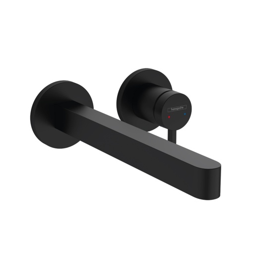 [HAN-76050671] Hansgrohe 76050671 Finoris Wall Mounted Single Handle Faucet Trim Matte Black