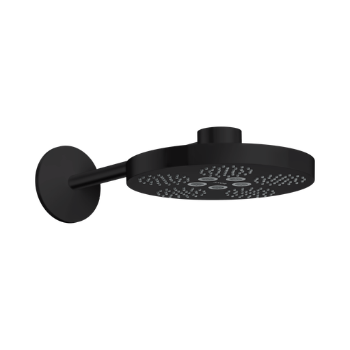 [HAN-48481671] Hansgrohe 48481671 Axor One Showerhead 280 2-Jet With Showerarm Trim Matte Black