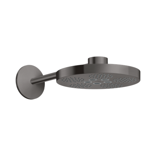 [HAN-48482341] Hansgrohe 48482341 Axor One Showerhead 280 2-Jet With Showerarm Trim Brushed Black Chrome