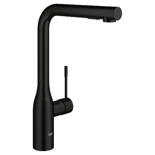 [GRO-302712430] Grohe 302712430 Essence Dual Spray Pull-Out Kitchen Faucet Matte Black