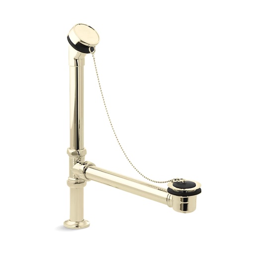 [KOH-106-AF] Kohler 106-AF Antique Bath Drain and Rubber Stopper Vibrant French Gold