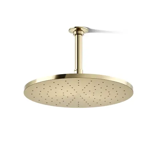 [KOH-13690-AF] Kohler 13690-AF Contemporary Round 12" Single Function Rainhead 2.5 GPM Showerhead Vibrant French Gold