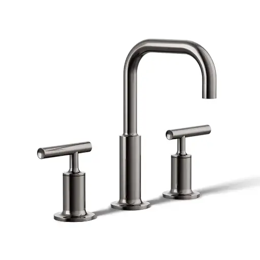 [KOH-14406-4-TT] Kohler 14406-4-TT Purist Widespread Bathroom Sink Faucet with Lever Handles 1.2GPM Vibrant Titanium