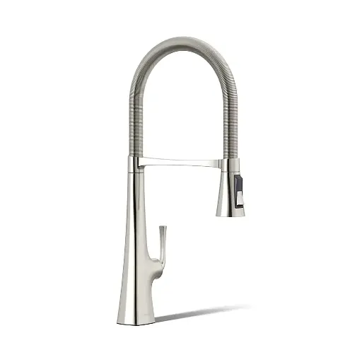 [KOH-22060-SN] Kohler 22060-SN Graze Semi Professional Kitchen Sink Faucet Vibrant Polished Nickel