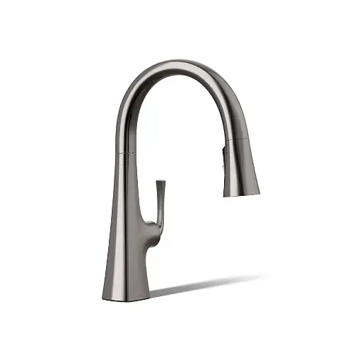 [KOH-22063-TT] Kohler 22063-TT Graze Pull Down Kitchen Sink Faucet Three Function Sprayhead Vibrant Titanium