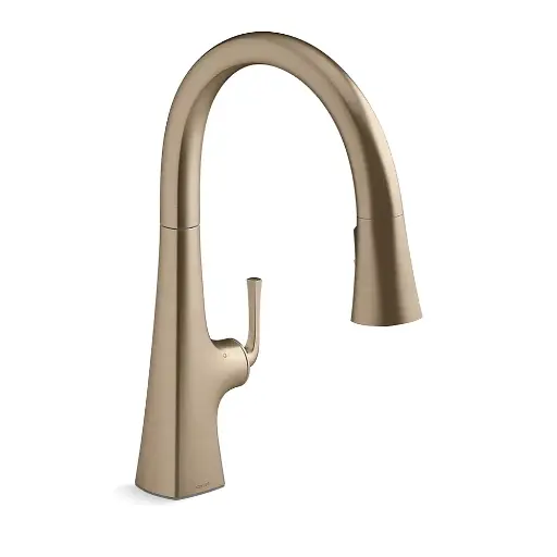 [KOH-22068-WB-BV] Kohler 22068-WB-BV Graze Touchless Pull-Down Kitchen Sink Faucet Vibrant Brushed Bronze
