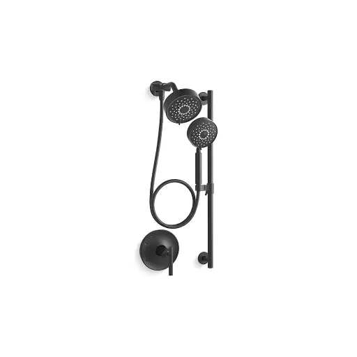 [KOH-22181-BL] Kohler 22181-BL Purist Essentials Showering Kit 2.5 GPM Matte Black