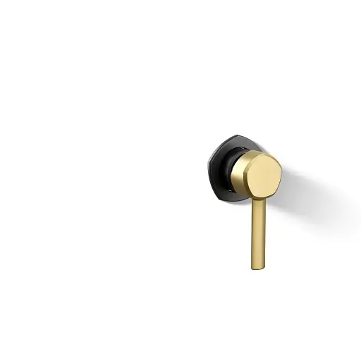 [KOH-27012-4-BMB] Kohler 27012-4-BMB Occasion Wall Mount Bathroom Sink Faucet Handle Matte Black Brushed Moderne Brass