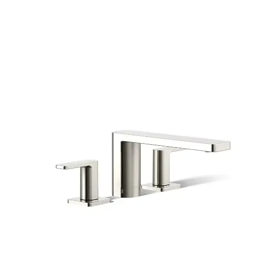 [KOH-27121-4-SN] Kohler 27121-4-SN Parallel Deck Mount Bath Faucet Vibrant Polished Nickel