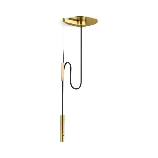 [KOH-29179-2MB] Kohler 29179-2MB Purist Suspend Ceiling Mount Kitchen Faucet Vibrant Brushed Moderne Brass