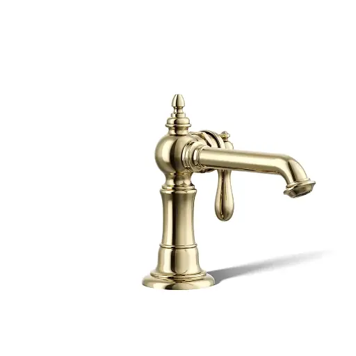 [KOH-72762-9M-AF] Kohler 72762-9M-AF Artifacts Single Handle Bathroom Faucet Vibrant French Gold