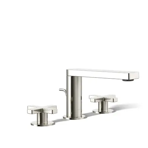 [KOH-73060-3-SN] Kohler 73060-3-SN Composed Widespread Lavatory Faucet Vibrant Polished Nickel