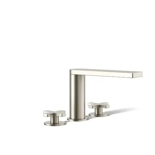 [KOH-73081-3-BN] Kohler 73081-3-BN Composed Deck Mount Bath Faucet Cross Handles Vibrant Brushed Nickel
