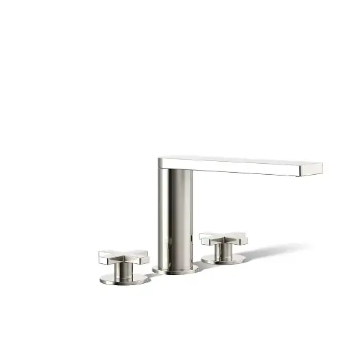 [KOH-73081-3-SN] Kohler 73081-3-SN Composed Deck Mount Bath Faucet Cross Handles Vibrant Polished Nickel