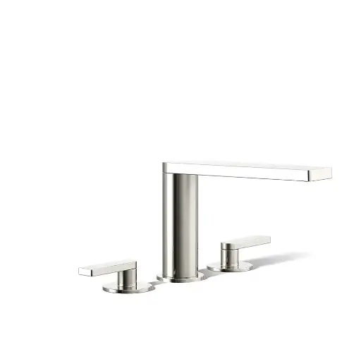 [KOH-73081-4-SN] Kohler 73081-4-SN Composed Deck Mount Bath Faucet Lever Handles Vibrant Polished Nickel