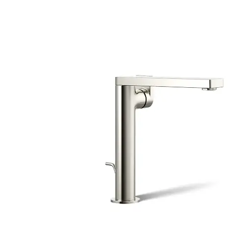 [KOH-73168-4-SN] Kohler 73168-4-SN Composed Tall Single Lever Handle Faucet Vibrant Polished Nickel