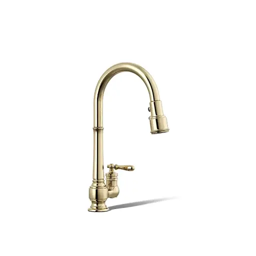 [KOH-99260-AF] Kohler 99260-AF Artifacts Pull Down Kitchen Faucet Vibrant French Gold