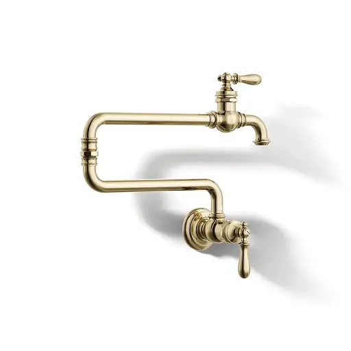 [KOH-99270-AF] Kohler 99270-AF Artifacts Wall Mount Pot Filler Vibrant French Gold
