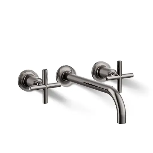 [KOH-T14414-3-TT] Kohler T14414-3-TT Purist Wall Mount Bathroom Faucet Trim Vibrant Titanium