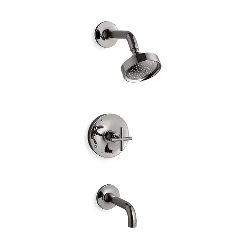 [KOH-T14421-3-TT] Kohler T14421-3-TT Purist Rite-Temp Bath and Shower Trim Kit Vibrant Titanium