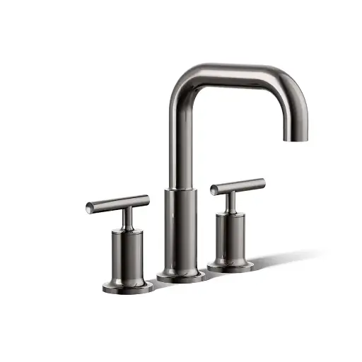[KOH-T14428-4-TT] Kohler T14428-4-TT Purist Deck-Mount Faucet Trim Vibrant Titanium