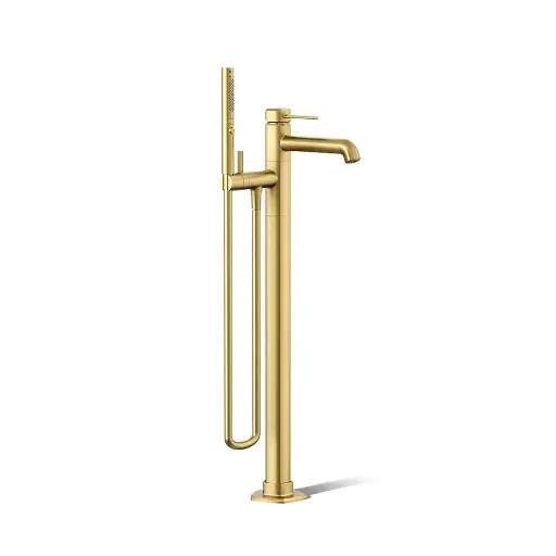 [KOH-T27025-4-2MB] Kohler T27025-4-2MB Occasion Freestanding Bath Filler Vibrant Brushed Moderne Brass