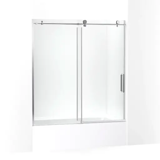 [KOH-701694-L-SHP] Kohler 701694-L-SHP Composed 62" Sliding Glass Bath Door Bright Polished Silver