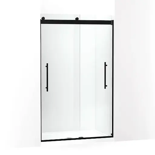 [KOH-702421-L-BL] Kohler 702421-L-BL Levity Plus Frameless Sliding Shower Door Matte Black