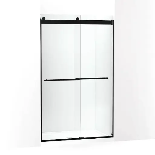 [KOH-702422-L-BL] Kohler 702422-L-BL Levity Plus Frameless Sliding Shower Door Matte Black