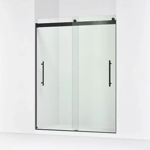 [KOH-702423-L-BL] Kohler 702423-L-BL Levity Plus Frameless Sliding Shower Door Matte Black