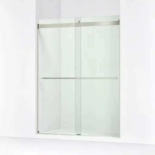 [KOH-702424-L-BNK] Kohler 702424-L-BNK Levity Plus Frameless Sliding Shower Door Anodized Brushed Nickel