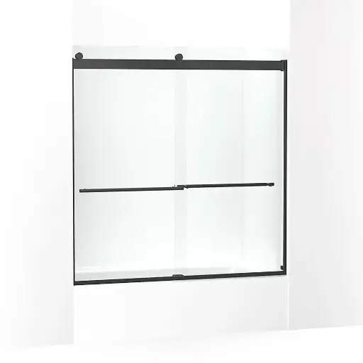[KOH-702426-L-BL] Kohler 702426-L-BL Levity Plus 61" Sliding Bath Door Matte Black