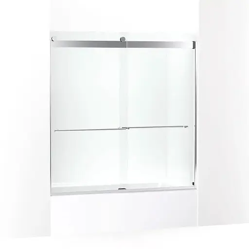[KOH-702426-L-SHP] Kohler 702426-L-SHP Levity Plus 61" Sliding Bath Door Bright Polished Silver