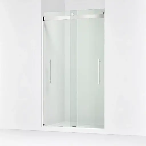 [KOH-702427-L-SHP] Kohler 702427-L-SHP Levity Plus 81" Frameless Sliding Shower Door Bright Polished Silver