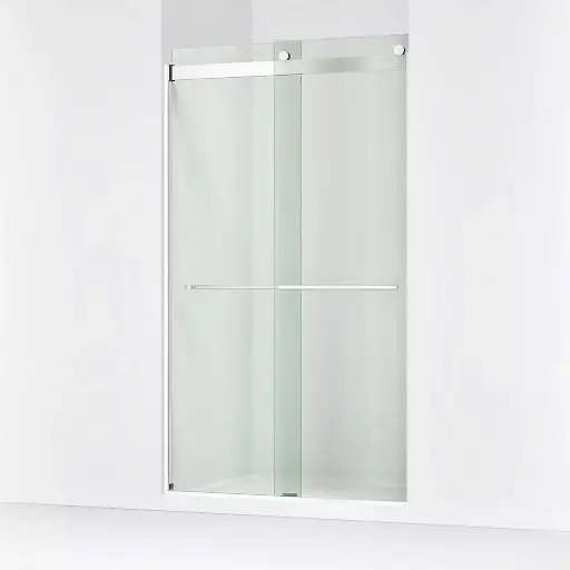 [KOH-702428-L-SHP] Kohler 702428-L-SHP Levity Plus 81" Frameless Sliding Shower Door Bright Polished Silver