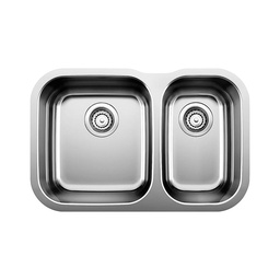 [BLA-400006] Blanco 400006 Essential U 1.5 Double Undermount Kitchen Sink