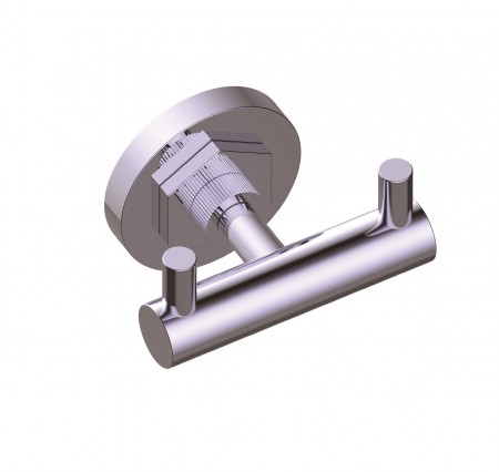 [KART-224132-33] Kartners 224132-33 Windsor Double Robe Hook Titanium