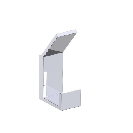 [KART-232136-33] Kartners 232136-33 BERLIN Robe Hook Titanium