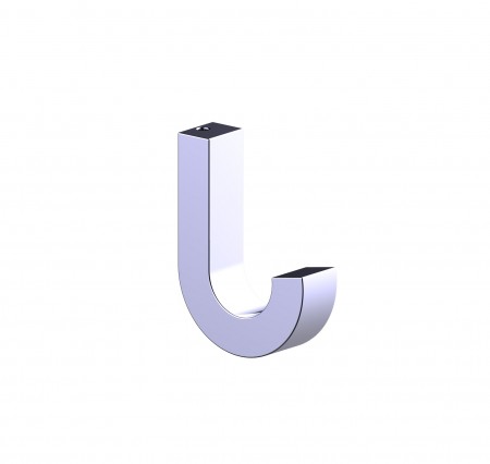[KART-248139-33] Kartners 248139-33 LONDON Small Robe Hook Titanium