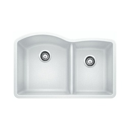 [BLA-400076] Blanco 400076 Diamond U 1.75 Double Undermount Kitchen Sink