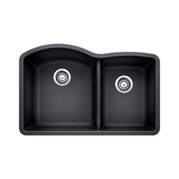 [BLA-400077] Blanco 400077 Diamond U 1.75 Double Undermount Kitchen Sink Anthracite