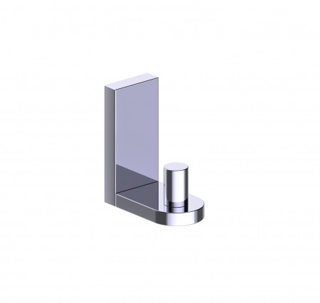 [KART-313139-33] Kartners 313139-33 FRANKFURT Small Coat Hook Titanium