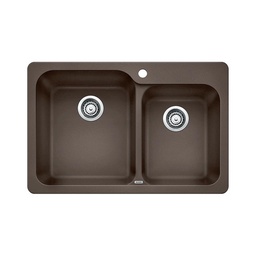 [BLA-401135] Blanco 401135 Vision 1.75 Drop In Double Kitchen Sink