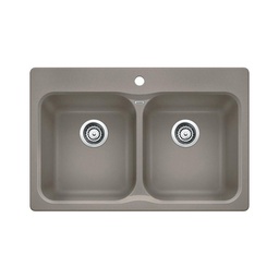 [BLA-401145] Blanco 401145 Vision 210 Double Drop In Kitchen Sink